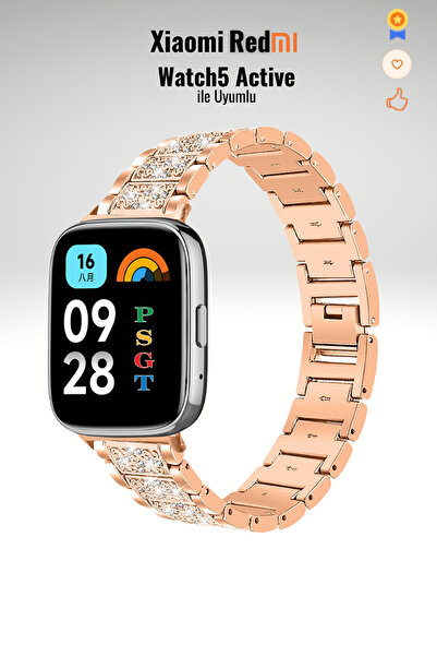 PSGT Akıllı Saat Elmas Bantları Xiaomi Redmi Watch 5 Active/Lite ile Uyumlu K...