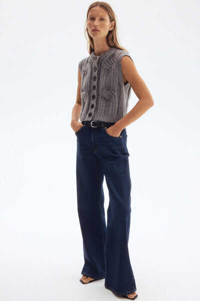 H&M Saç Örgüsü Yelek