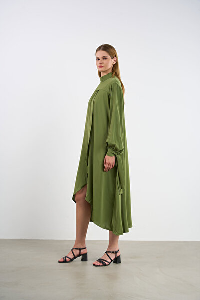 HANIQA Πουκάμισο με σχισμή σε πράσινο χρώμα | 44-50