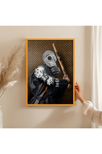 HOMEPACK TABLO CU CADRU DE LEMN POSTER CU CADRU DECOR ARTISTIC DE PERETE TK/1494