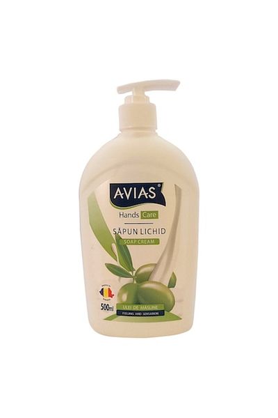 AVIAS Săpun lichid cu pompă AVIAS, 500ml, măsline