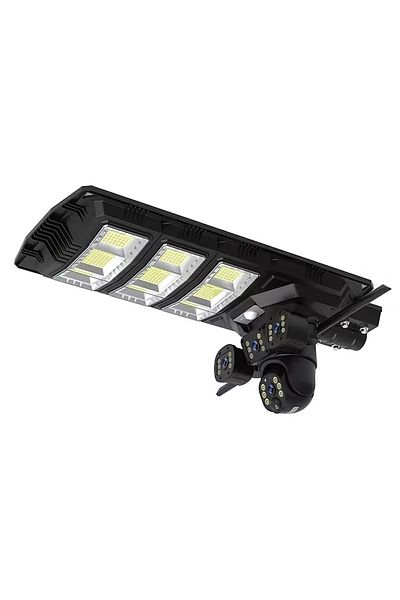 barste 4G Camera with Solar Lamp 450W, 9MP, PTZ 360°, Night Vision, Audio, IP65, V380, LED Street Light
