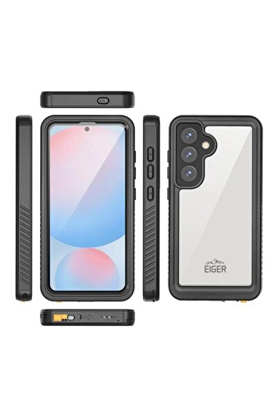 EIGER Carcasă Avalanche pentru Samsung Galaxy S25, Neagră