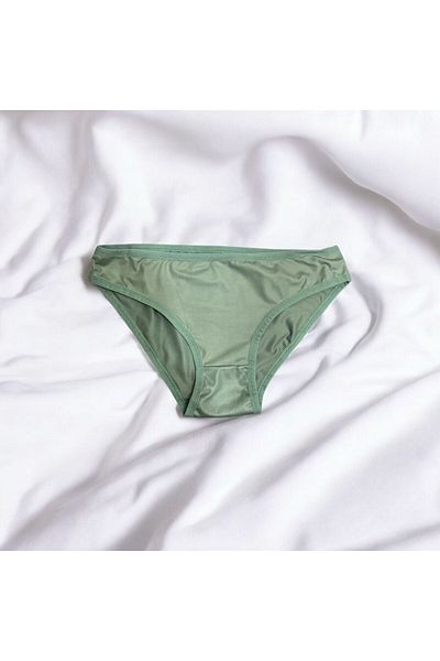 Tendora Supported Padded and Wired Green Bra Set