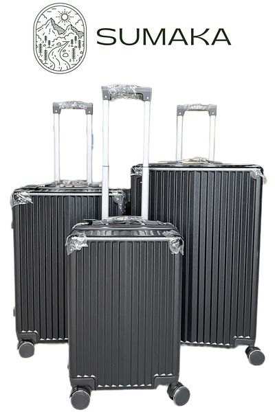 SUMAKA Luggage Travel Suitcase Trolley Bag - Set of 3 pcs - With Spinner Wheels