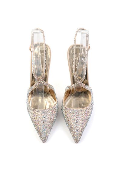 Bambi Gold Women's Evening Dress Shoes K01565041287