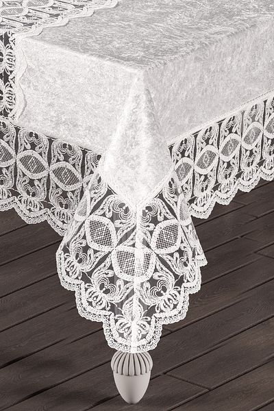 Annalisa Mod 1 French Lace Velvet Tablecloth