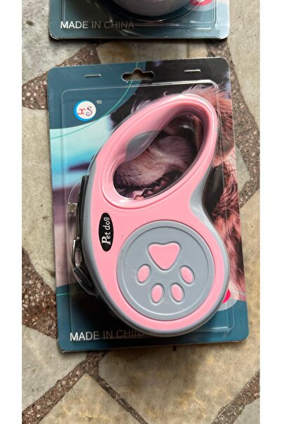 Dalian Home Evcil Hayvan Otomatik Geri Çekilebilir Pati Desenli Gezdirme Tasması 5 Mt Pati Desen RENK SECENEKLİ