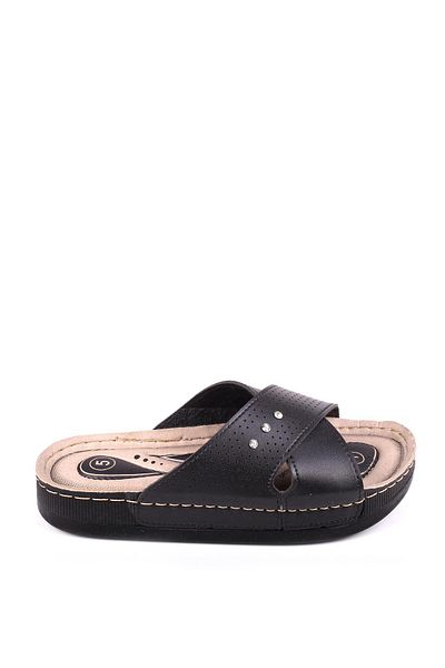 Papuçsepeti Shoe Basket 4871 Hera Women's Orthopedic Comfortable Sole Daily Slippers