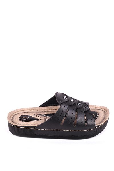 Papuçsepeti Shoe Basket 4870 Hera Women's Orthopedic Comfortable Sole Daily Slippers