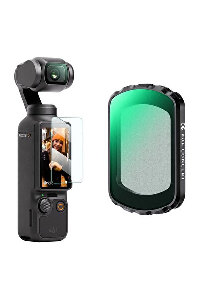 K&F CONCEPT Magnetic Black Mist 1/2 Filter ( DJI Osmo Pocket 3 combo Uyumlu )