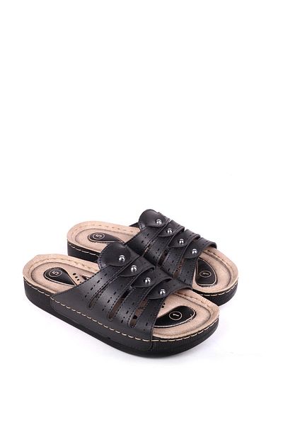 Papuçsepeti Shoe Basket 4870 Hera Women's Orthopedic Comfortable Sole Daily Slippers