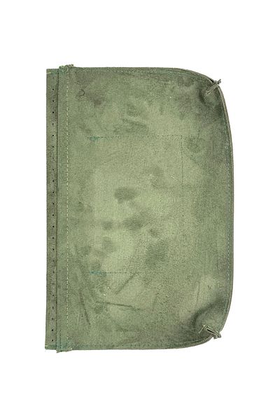 Lady Moss Lined Pocket Faux Leather Length 25 cm - Width 35 cm (Khaki)