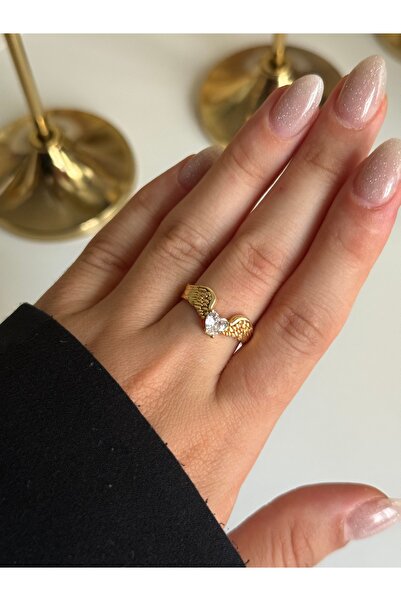 HOUSEKİ خاتم سوليتير ملاك عتيق