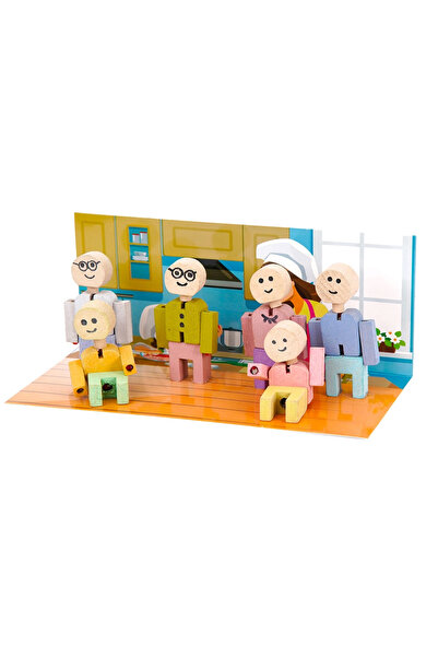 BALATOYZ Wood - Rubber Men Family Set