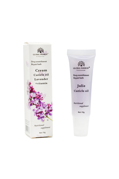 global fashion Cremă hidratantă pentru cuticule, 15 g, lavanda