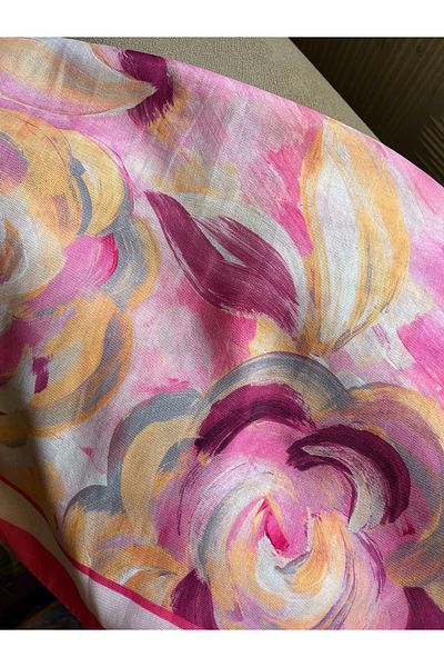 BOUTİCON Soft Batik Rose Shal