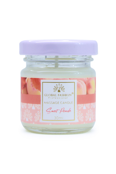 global fashion Global Fashion Κηρομπογιά για μασάζ, 30 ml, Γλυκό ροδάκινο