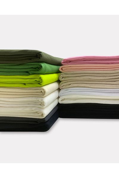 Yiğit Kumaş Single Jersey Fabric Combed Cotton Set, 16 Pieces with Heights between 80-95 cm