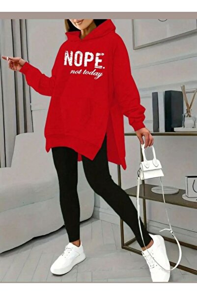 VESTIR BIEN Да Не Печатна блуза с разрез за жени