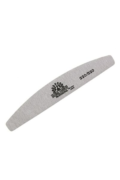 global fashion Λίμα νυχιών Global Fashion, ημισελήνου, γκρι, κόκκος 220/220