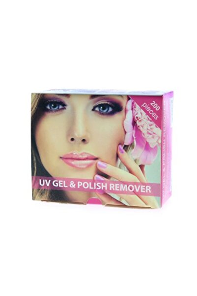 global fashion Pliculete cu soak off remover Global Fashion 200 buc - Trandafir