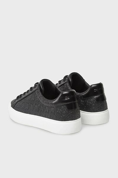 Calvin Klein Vulc Lace up Mono Pu Black Women's Sneaker