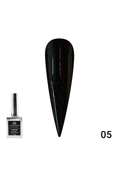 global fashion Set de 2 unități: Top Coat cu shimmer Galaxy pentru unghii, fa...