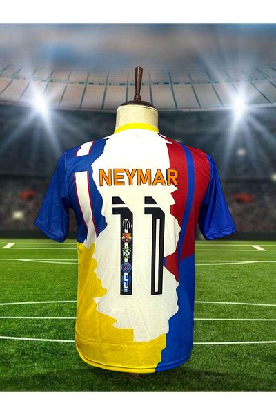 After Party Neymar Jr 11 Special Design Jersey Combination of All Clubs Jersey Vs Sports Singlet Ag