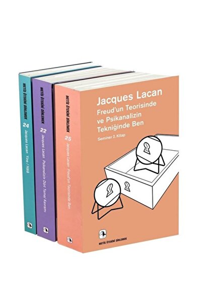Metis Yayınları Jacques Lacan Seti - 3 Kitap Takım - Hediyeli