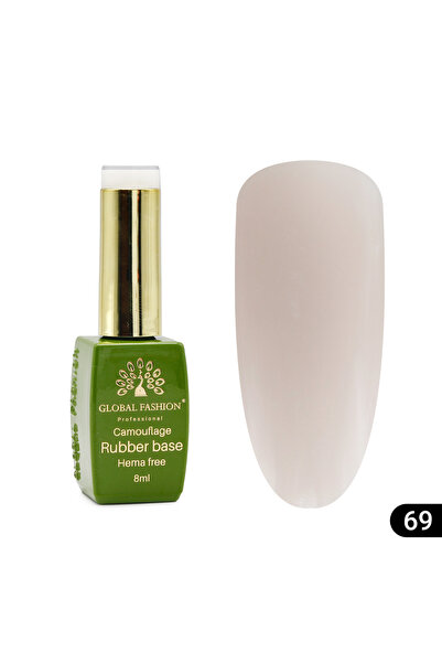 global fashion Bază de unghii Camouflage, fără Hema, 8 ml 69