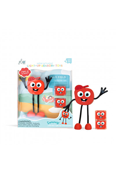 Glo Pals Sammy - Glo Pal, jucărie senzorială roșie