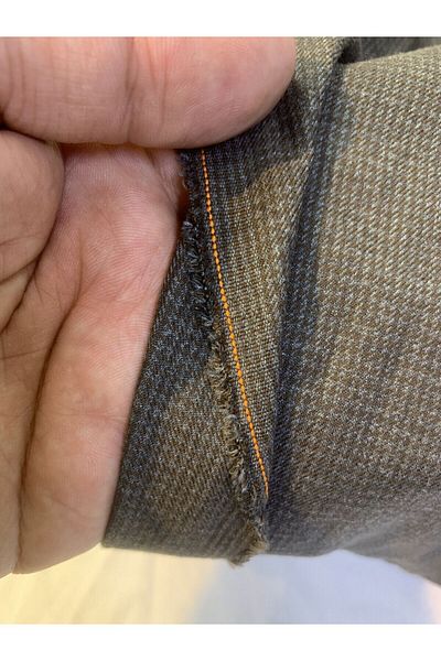 Yiğit Kumaş Classic Fabric with Outerwear, Piece 130X140 cm Brown Crowfoot
