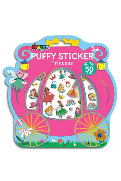 AVENİR Puffy Stickers 3D - Princess