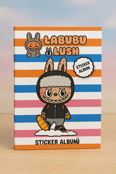 NaSaDAN Sticker Albümü A5 Renkli ve Eğlenceli Çıkartma Defteri