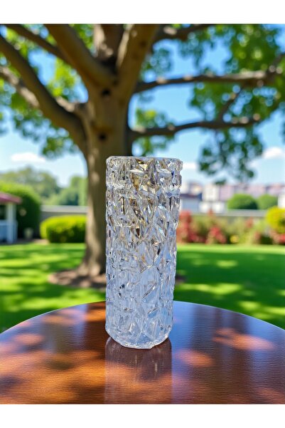 AKSOY VAZO KRİSTAL 25 CM UZUNLUK 10 CM GENİŞLİK AKSOYLAR HOME AVM