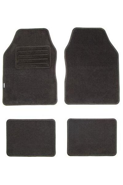 PETEX Set 4 covorașe auto universale tip mochetă Florida 3, negru, cod 13480004PX