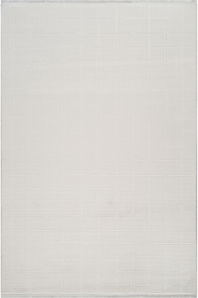 Apex Halı Safran 8131 Ekru Yumuşak Dokulu Düz Desenli Dokuma Modern Kaliteli ...