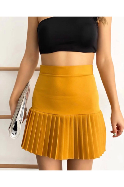 Zerenyus Fusta mini cu șase pliuri Muștar