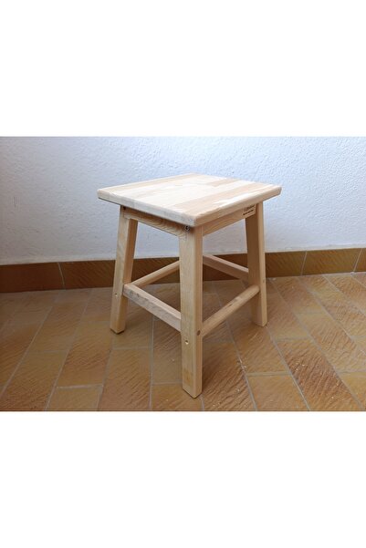 sjs ahşap Ahşap küçük kare tabure, çocuk taburesi, piknik, kamp taburesi