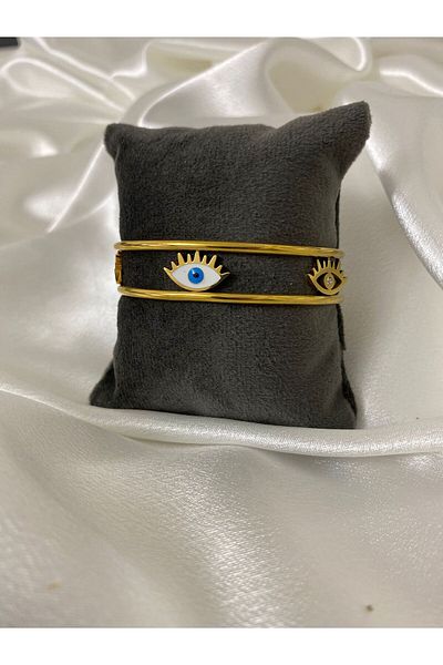 stainless steell Star / Eye Figure Steel Handcuffs