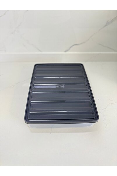 Albergio 3-Piece 28X22 Plastic Storage Container with Lid – Microwave and Deep Freezer Compatible, Refrigerator Organizer