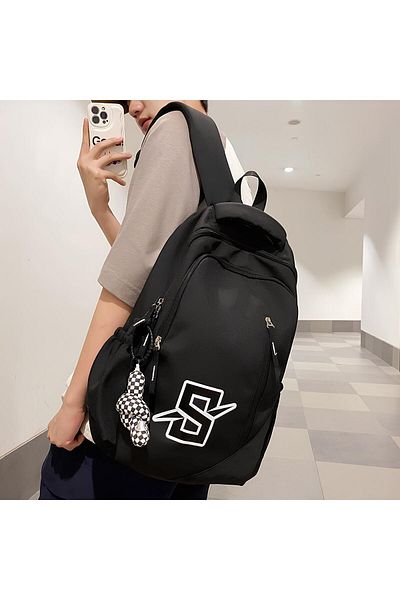 OricareFain School Backpack, Water Resistant, Sport-Casual Style, 47 x 31 x 20 cm, Black