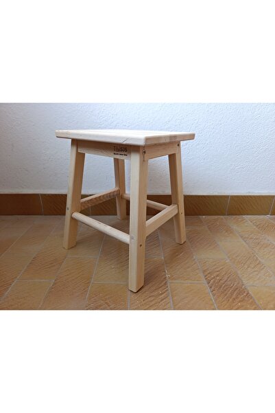 sjs ahşap Ahşap küçük kare tabure, çocuk taburesi, piknik, kamp taburesi