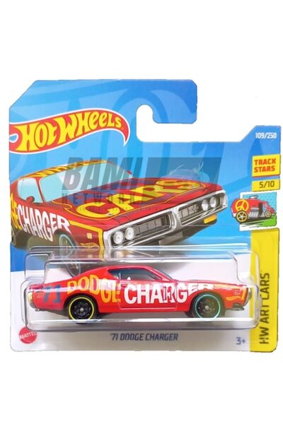 HOT WHEELS Masinuta Metalica Hot Wheels '71 Dodge Charger, Colectia 2022, Rosu, 1:64