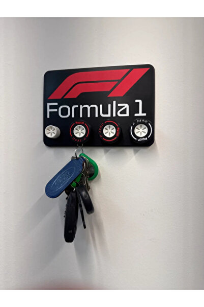 FLEXIS WE MAKE IT POSSIBLE FOR YOU Formula 1 Logolu Tekerlek Tasarımlı Duvara...