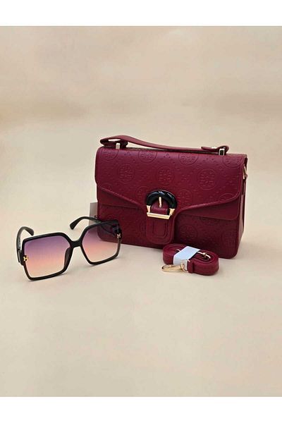 G&h Shoulder bag comes with a free gift of sunglasses