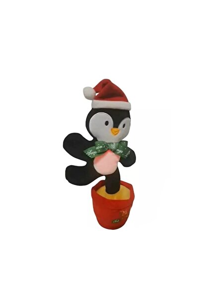 OEM Танцуваща играчка пингвин с USB кабел, многоцветна, 32 см