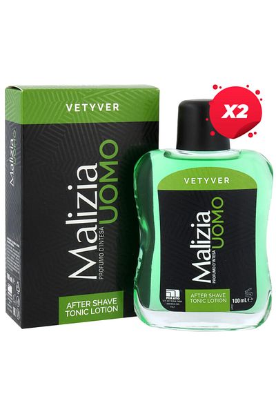 Malizia X2 - AFTER SHAVE 100ML VETYVER