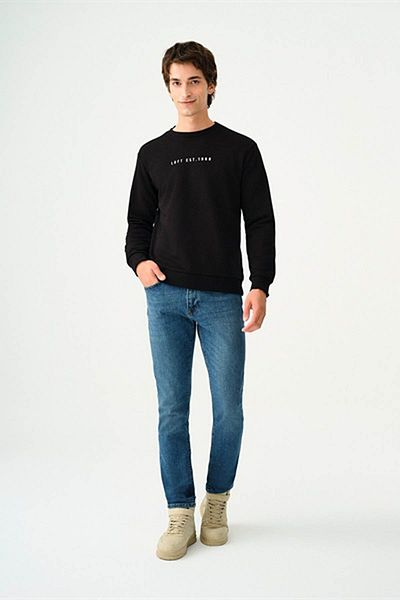 Loft Black Men's Sweatshirt Lf2037100